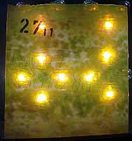 Tiffany glass sheet #11 in box #27