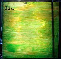 Tiffany glass sheet #14 in box #33