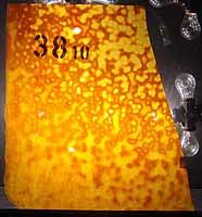 Tiffany glass sheet #10 in box #38